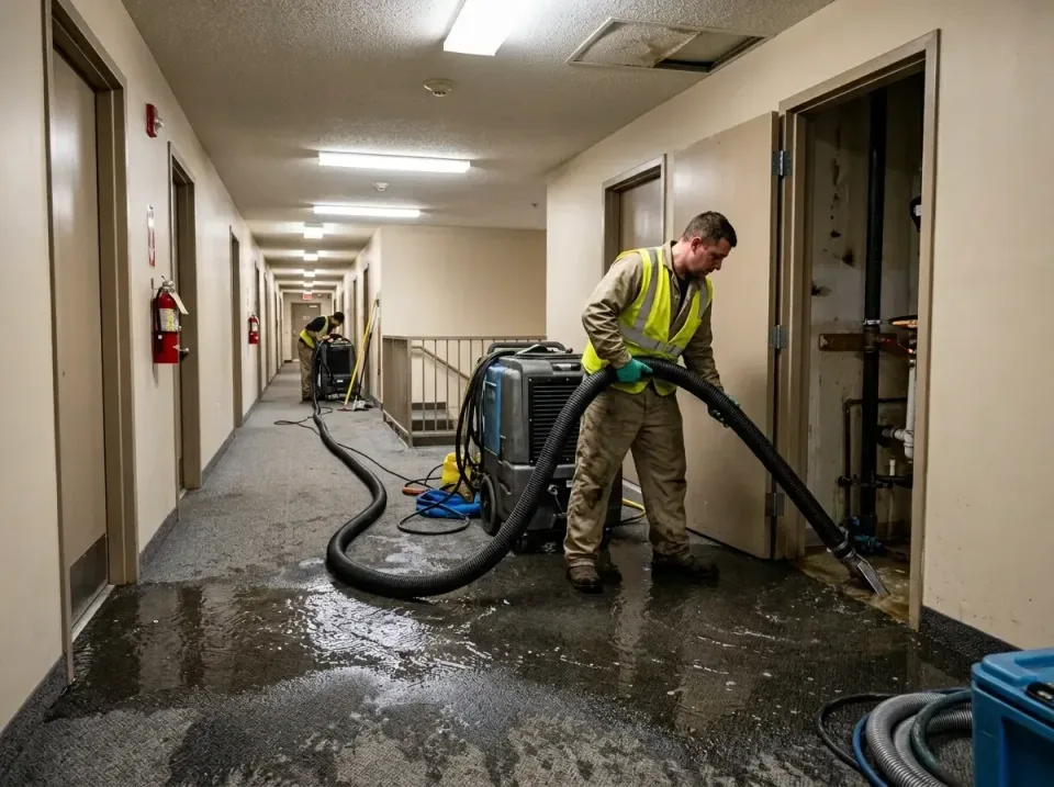 multi-unit-apartment-hallway-f-005 — frequently asked questions, Emergency Burst Pipe Water Extraction & Removal in San Bern…